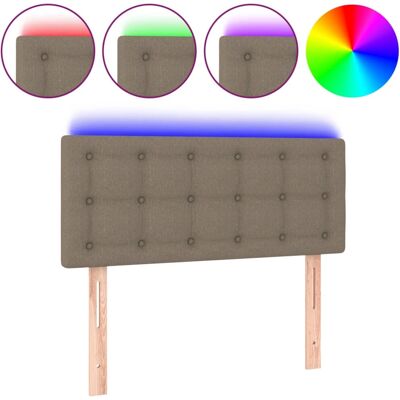 VidaXL Kopfteil - Taupe - Verstellbares LED - Bettzubehör VidaXL Kopfteil - Taupe - Verstellbares LED - Bettzubehör