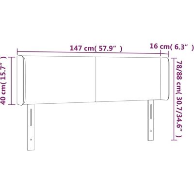 Cabecero Moderno con LED de Maisonchic - Ajustable, Tela Duradera Cabecero Moderno con LED de Maisonchic - Ajustable, Tela Duradera
