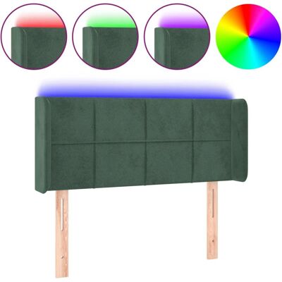 vidaXL Bettkopfteil - Verstellbares Samt-LED - Kopf- & Fußteil vidaXL Bettkopfteil - Verstellbares Samt-LED - Kopf- & Fußteil