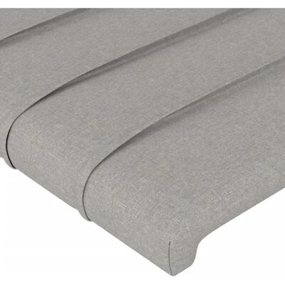vidaXL Modernes LED-Kopfteil Grau 147x16x78/88 cm vidaXL Modernes LED-Kopfteil Grau 147x16x78/88 cm