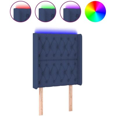 VidaXL Kopfteil - Blaue LED-Leuchten - Verstellbar - Unterstützung - 103cm VidaXL Kopfteil - Blaue LED-Leuchten - Verstellbar - Unterstützung - 103cm