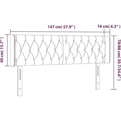 MAISONCHIC Blaues LED-Kopfteil - Für Lesen & TV MAISONCHIC Blaues LED-Kopfteil - Für Lesen & TV