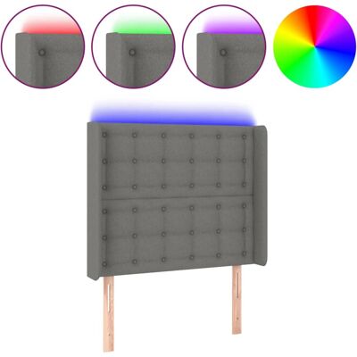 vidaXL LED-Kopfteil - Dunkelgrau vidaXL LED-Kopfteil - Dunkelgrau