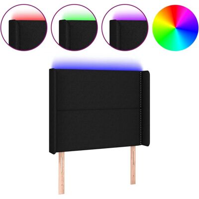 VidaXL Kopfteil - Verstellbare bunte LED Schwarz VidaXL Kopfteil - Verstellbare bunte LED Schwarz
