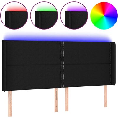 VidaXL Kopfteil - Verstellbares schwarzes LED-Modernes Design VidaXL Kopfteil - Verstellbares schwarzes LED-Modernes Design