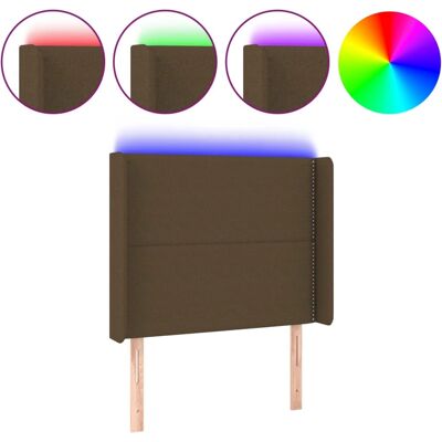 VidaXL Kopfteil - Verstellbares LED Dunkelbraun Kopfteil - Kopfteil/Fußteil VidaXL Kopfteil - Verstellbares LED Dunkelbraun Kopfteil - Kopfteil/Fußteil