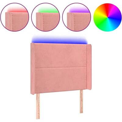 vidaXL Pinkes Kopfteil mit LED - Kopfteil vidaXL Pinkes Kopfteil mit LED - Kopfteil