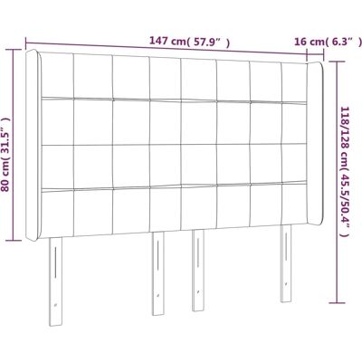 MAISONCHIC Bettkopfteil mit LED, Höhenverstellbar - Kopfteil MAISONCHIC Bettkopfteil mit LED, Höhenverstellbar - Kopfteil