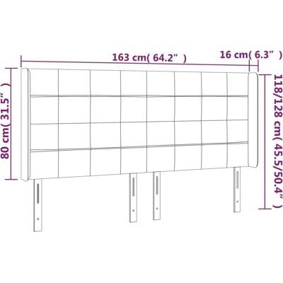 Maisonchic Modell 810630 Modern LED-Kopfteil - Bettzubehör Maisonchic Modell 810630 Modern LED-Kopfteil - Bettzubehör
