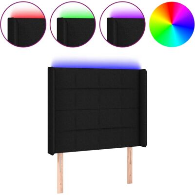 VidaXL Kopfteil - Verstellbares schwarzes LED-Bettgestell VidaXL Kopfteil - Verstellbares schwarzes LED-Bettgestell