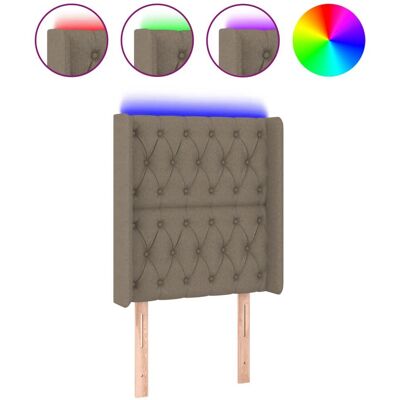 VidaXL Kopfteil Taupe - Verstellbares LED Modernes Design VidaXL Kopfteil Taupe - Verstellbares LED Modernes Design