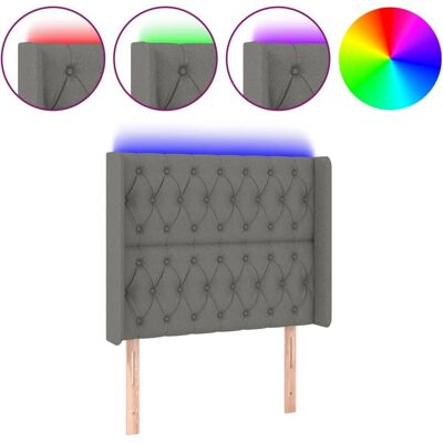 vidaXL Kopfteil - Verstellbare Höhe, Bunte LEDs, Atmungsaktiver Stoff - Kopfteil vidaXL Kopfteil - Verstellbare Höhe, Bunte LEDs, Atmungsaktiver Stoff - Kopfteil