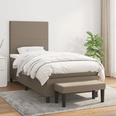BD Modell Grau Taupe Bett - Unterstützung, Langlebig, 190x90 cm BD Modell Grau Taupe Bett - Unterstützung, Langlebig, 190x90 cm