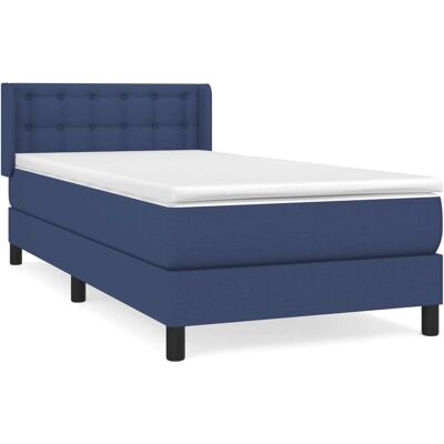vidaXL 3130031 Bett - Blau - Unterstützungsfederkernmatratze - Betttyp vidaXL 3130031 Bett - Blau - Unterstützungsfederkernmatratze - Betttyp