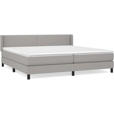 vidaXL 3130057 Hellgraues Boxspringbett - Bett vidaXL 3130057 Hellgraues Boxspringbett - Bett