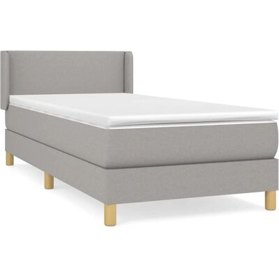 vidaXL Bett 3130073 - Bett mit Matratze und Kopfteil vidaXL Bett 3130073 - Bett mit Matratze und Kopfteil