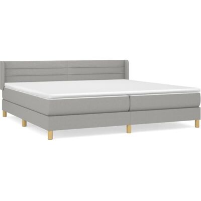 vidaXL 11594 Graues Licht Taschenfederbett - Bett vidaXL 11594 Graues Licht Taschenfederbett - Bett