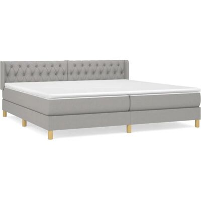 vidaXL 3130537 Hellgraues Bett - Bett vidaXL 3130537 Hellgraues Bett - Bett
