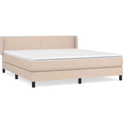 VidaXL 3130678 Bett - Kunstleder, Cappuccino, 180x200cm - Bett VidaXL 3130678 Bett - Kunstleder, Cappuccino, 180x200cm - Bett