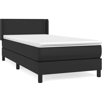 Lit VidaXL 3130685 - Faux cuir, tête de lit réglable, matelas à ressorts ensachés - Type de lit - Publicité Lit VidaXL 3130685 - Faux cuir, tête de lit réglable, matelas à ressorts ensachés - Type de lit - Publicité