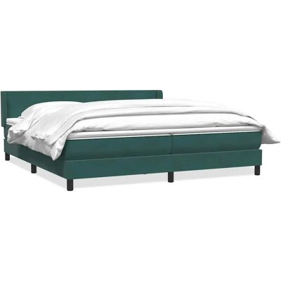 VidaXL 3130838 Bett - Dunkelgrüner Samtstoff Pocketfederkern - Bett VidaXL 3130838 Bett - Dunkelgrüner Samtstoff Pocketfederkern - Bett