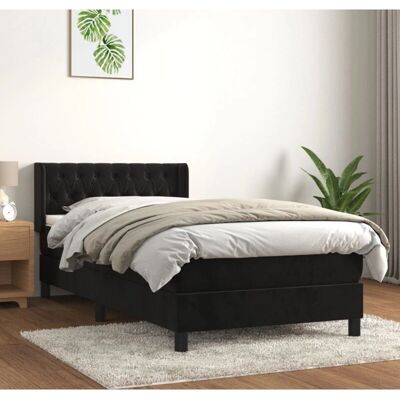 Maisonchic Justerbart Fløjl Seng - 90x200 cm - Seng Maisonchic Justerbart Fløjl Seng - 90x200 cm - Seng