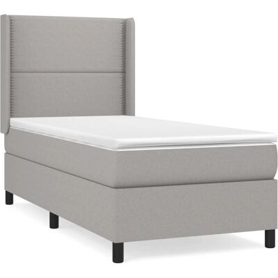 vidaXL Boxspringbett mit Matratze - Bett vidaXL Boxspringbett mit Matratze - Bett