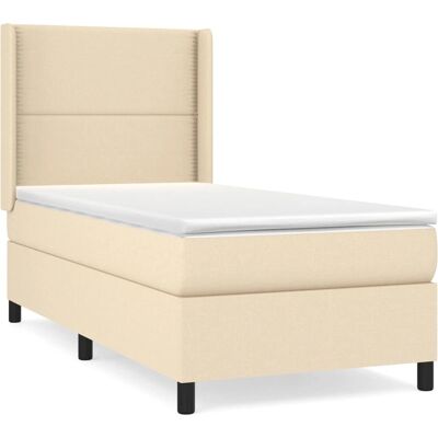 vidaXL 3131334 Bett - Verstellbares Kopfteil, Taschenfederkernmatratze, Langlebiger Stoff vidaXL 3131334 Bett - Verstellbares Kopfteil, Taschenfederkernmatratze, Langlebiger Stoff