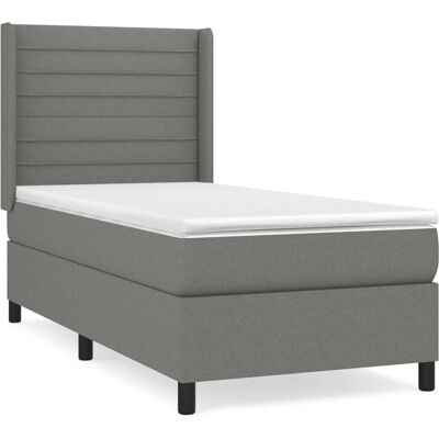 vidaXL Bett mit verstellbarem Kopfteil - 80x200 cm - Bett vidaXL Bett mit verstellbarem Kopfteil - 80x200 cm - Bett