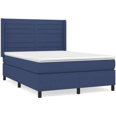 VidaXL 3131511 Bett - verstellbares Kopfteil, Taschenfederkernmatratze, blau - Bett VidaXL 3131511 Bett - verstellbares Kopfteil, Taschenfederkernmatratze, blau - Bett