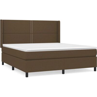 vidaXL Dunkelbraunes Boxspringbett - Bett vidaXL Dunkelbraunes Boxspringbett - Bett