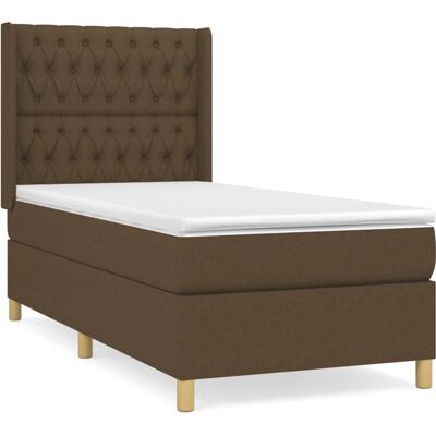 Vida XL Europe B.V. vidaXL Boxspringbett mit Matratze, dunkelbraun - Bett Vida XL Europe B.V. vidaXL Boxspringbett mit Matratze, dunkelbraun - Bett