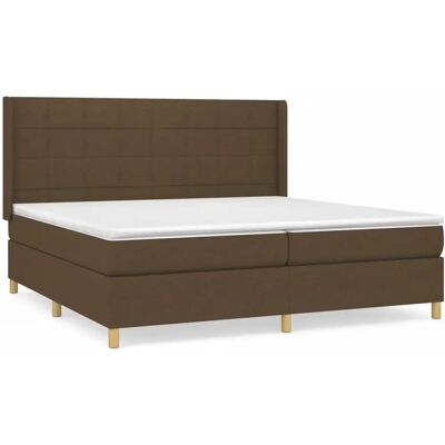 VidaXL 3132020 Bett - Braun, 200x200cm, Federkernmatratze VidaXL 3132020 Bett - Braun, 200x200cm, Federkernmatratze