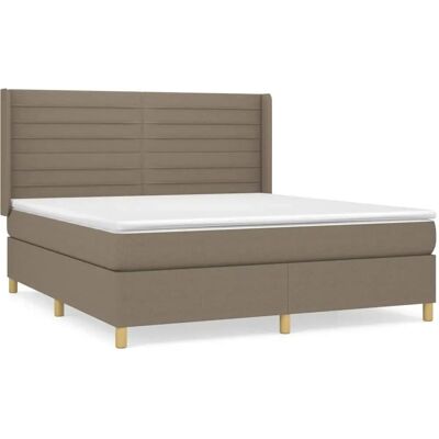 vidaXL Horizonta Taupe Bett - Matratze, Rahmen & Schutz vidaXL Horizonta Taupe Bett - Matratze, Rahmen & Schutz