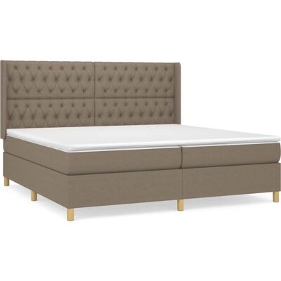 vidaXL 3132181 Bett - Taschenfederkern - Taupe - Queen Size vidaXL 3132181 Bett - Taschenfederkern - Taupe - Queen Size