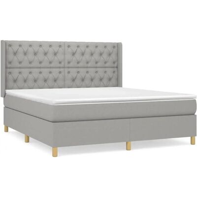 vidaXL Bett mit verstellbarem Kopfteil und Taschenfederkernmatratze vidaXL Bett mit verstellbarem Kopfteil und Taschenfederkernmatratze