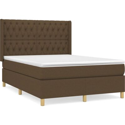 VidaXL Dunkelbraune 160x200cm Bett - Schlafkomfort VidaXL Dunkelbraune 160x200cm Bett - Schlafkomfort