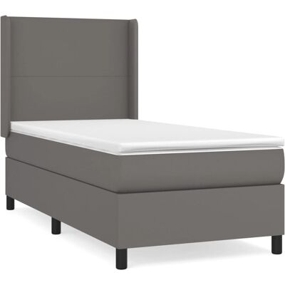 vidaXL Bett mit verstellbarem Kopfteil & Taschenfederkernmatratze - Bett vidaXL Bett mit verstellbarem Kopfteil & Taschenfederkernmatratze - Bett