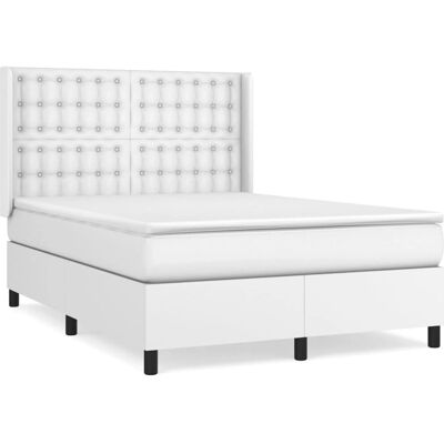 vidaXL Bett - Weiß, Verstellbar, Taschenfederkern, 140x200cm vidaXL Bett - Weiß, Verstellbar, Taschenfederkern, 140x200cm
