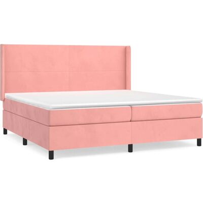 vidaXL 3132644 Pink Velvet Bett - Bett vidaXL 3132644 Pink Velvet Bett - Bett