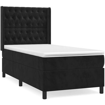 vidaXL Bett mit Samtbetten & Verstellbarem Kopfteil - Bett vidaXL Bett mit Samtbetten & Verstellbarem Kopfteil - Bett