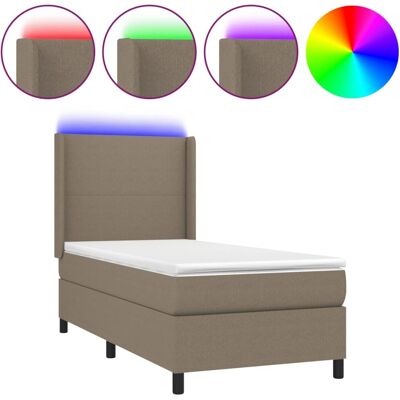 vidaXL Verstellbares Bett mit LED - 100x200 cm vidaXL Verstellbares Bett mit LED - 100x200 cm