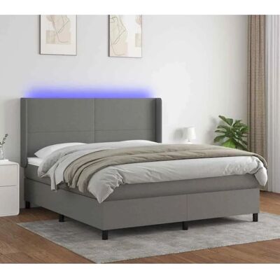 Cama ajustable Maisonchic con LED - 160x200cm - Gris Cama ajustable Maisonchic con LED - 160x200cm - Gris