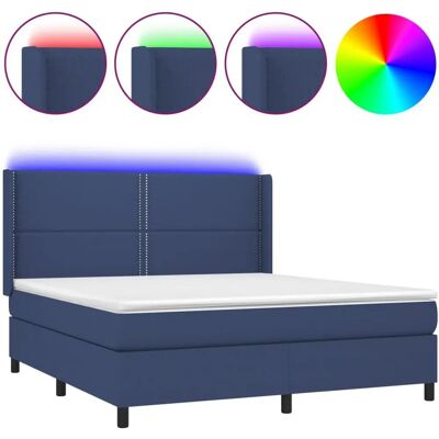 VidaXL Bett 180x200cm Blau LED Modernes Design VidaXL Bett 180x200cm Blau LED Modernes Design