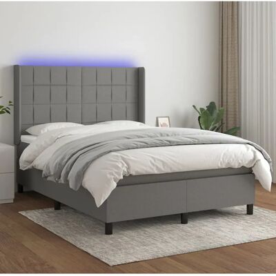 Justerbart seng MAISONCHIC med LED - 140x200cm - Seng med Madras & Lys Justerbart seng MAISONCHIC med LED - 140x200cm - Seng med Madras & Lys