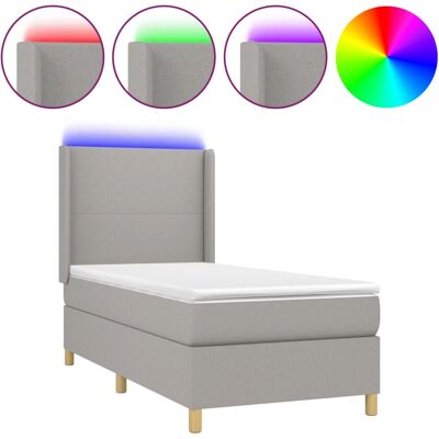 vidaXL 3138717 hellgraues Bett - Bett vidaXL 3138717 hellgraues Bett - Bett