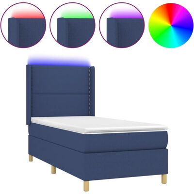 vidaXL Bett 5165 - Verstellbares Kopfteil, LED-Lichter, Taschenfederkern vidaXL Bett 5165 - Verstellbares Kopfteil, LED-Lichter, Taschenfederkern