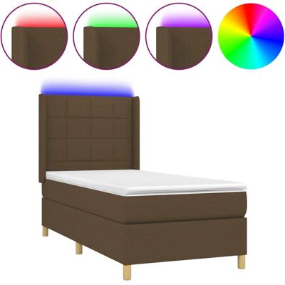 Lit VidaXL avec Éclairage LED - Tissu Résistant & Tête Réglable - Publicité Lit VidaXL avec Éclairage LED - Tissu Résistant & Tête Réglable - Publicité