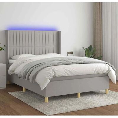 Maisonchic Modell 140x200cm Verstellbares Bett mit LED-Lichtern - Bett Maisonchic Modell 140x200cm Verstellbares Bett mit LED-Lichtern - Bett