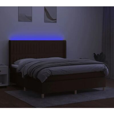 vidaXL Boxspringbett mit LED-Beleuchtung vidaXL Boxspringbett mit LED-Beleuchtung